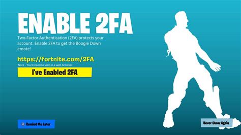 2fa fortnite|2 fa fortnite enable it.